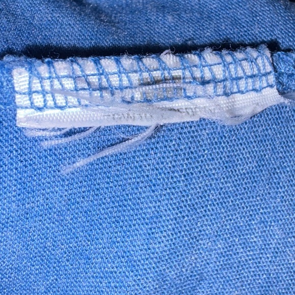 Abercrombie & Fitch Blue Logo Tee Shirt Mens Size L Short Sleeve Classic - Picture 5 of 5